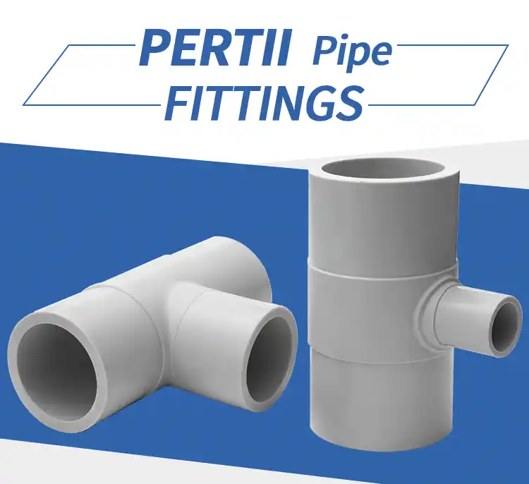 PE-RT 2 equal reducing Tee pipe fittings